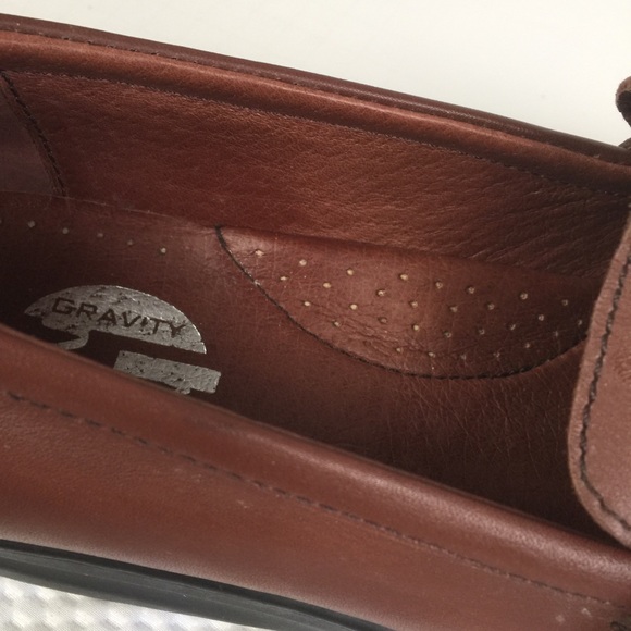 Gravity Defyer cordovan leather loafers w/buckle - Picture 8 of 9